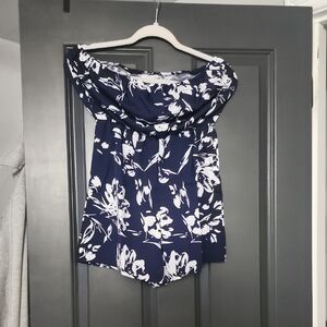 Floral Off-Shoulder Romper
